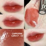  Son Tint Bóng Thỏ Đen Hồng CAPPUVINI Clarinet Lip Gloss 