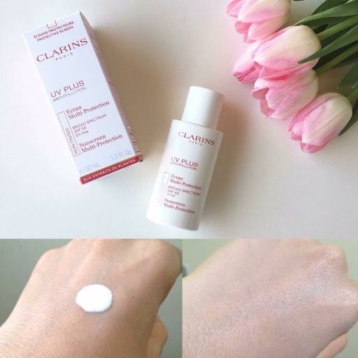  Kem Chống Nắng Không Chứa Dầu Clarins UV Plus Multi Protection Non Tinted SPF 50 - 50ml (07/2024) 