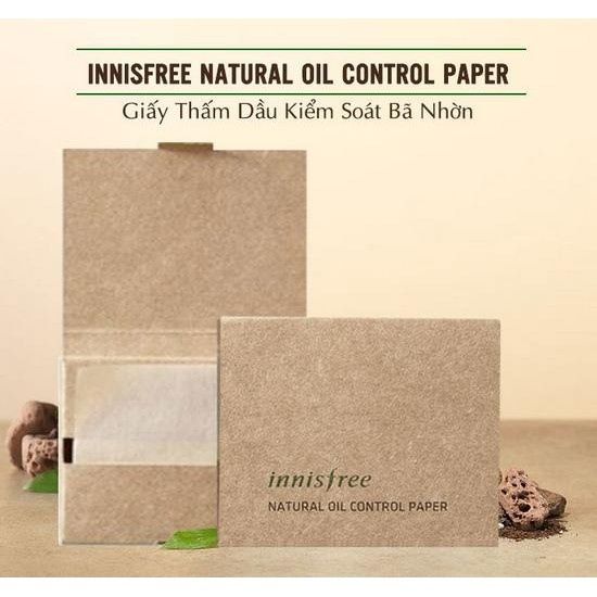  Giấy Thấm Dầu INNISFREE jeju Volcanic Oil Control Paper 50 miếng 