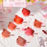  Son Kem Lì Nắp Trong Suốt Hoa Anh Đào HOLD LIVE Flower Sakura Velvet Matte 