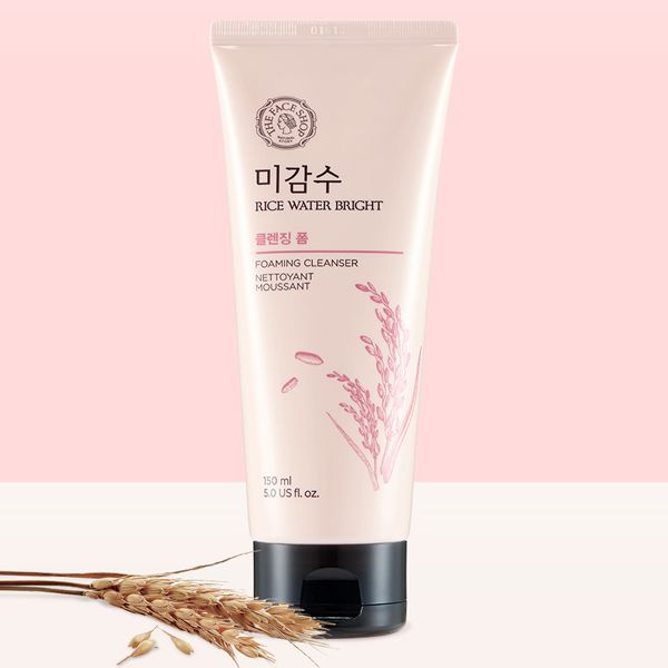  Sữa Rửa Mặt Gạo Làm Sáng Da The Face Shop Rice Water Bright Cleansing Foam (150ml) 