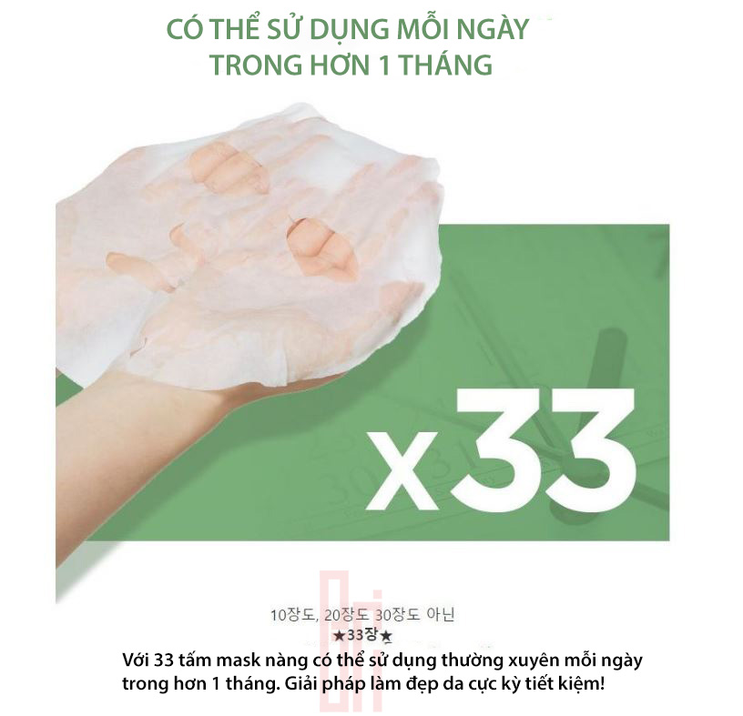 A'PIEU - Daily Sheet Mask Green Tea4 Bici Cosmetics
