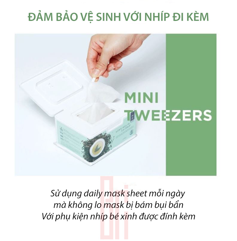 A'PIEU - Daily Sheet Mask Green Tea5 Bici Cosmetics