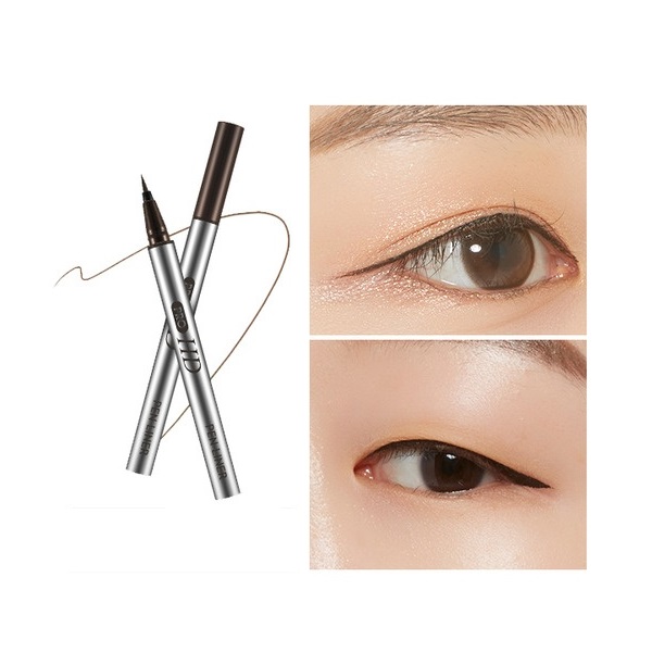 Bút dạ kẻ mắt A'Pieu Pro HD Pen Liner có đầu kẻ sắc nét, đúng chuẩn HD