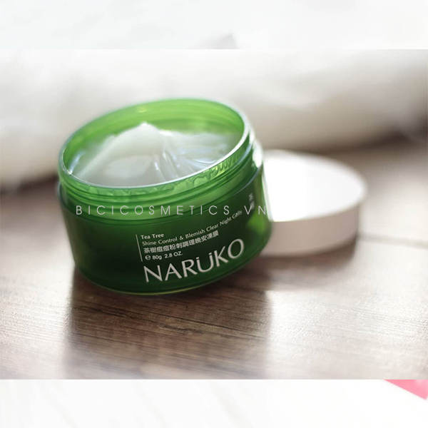 NARUKO Tea Tree Shine Control & Blemish Clear Night Gelly2 - Bici Cosmetics