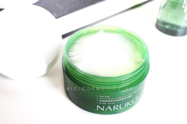 NARUKO Tea Tree Shine Control & Blemish Clear Night Gelly5 - Bici Cosmetics