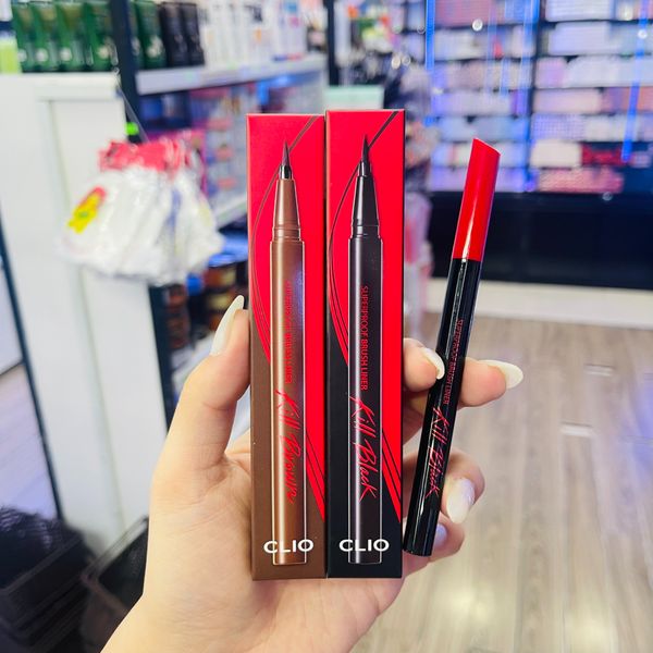  Bút Kẻ Mắt Nét Mảnh Không Trôi CLIO Brush Liner Kill 