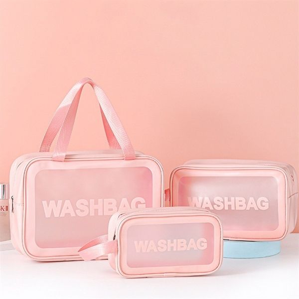  Túi Đựng Mỹ Phẩm Trong Suốt Chống Thấm Nước WASH BAG (Giao màu ngẫu nhiên) 