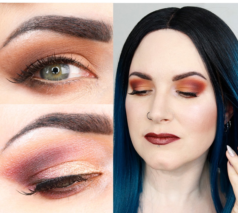 phấn mắt Too Faced Just Peachy Velvet Mattes Eyeshadow Palette siêu mịn và có độ bám lâu