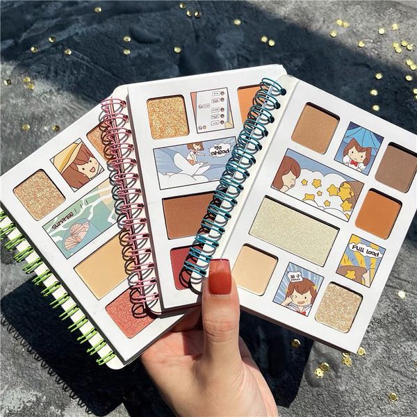  Bảng Phấn Mắt 6 Màu MAFFICK Note Book Eye Shadows Pallete Nội Địa Trung 