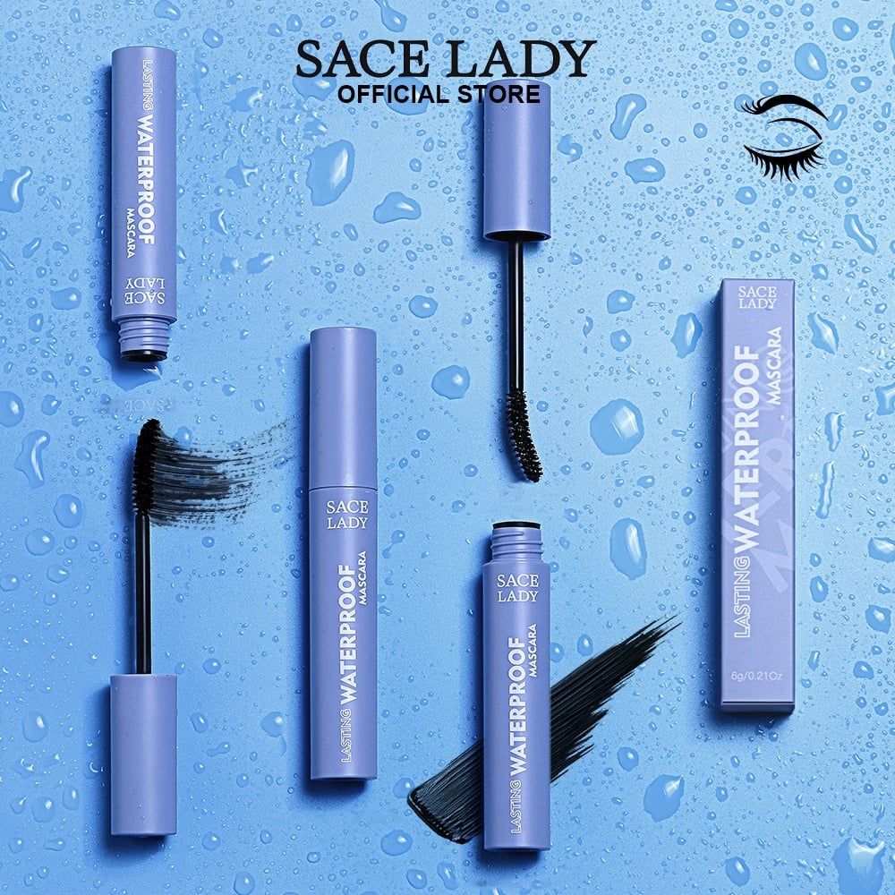  Chuốt Mi Không Trôi Cong Mi Tự Nhiên SACE LADY Lasting Waterproof Mascara Nội Địa Trung 