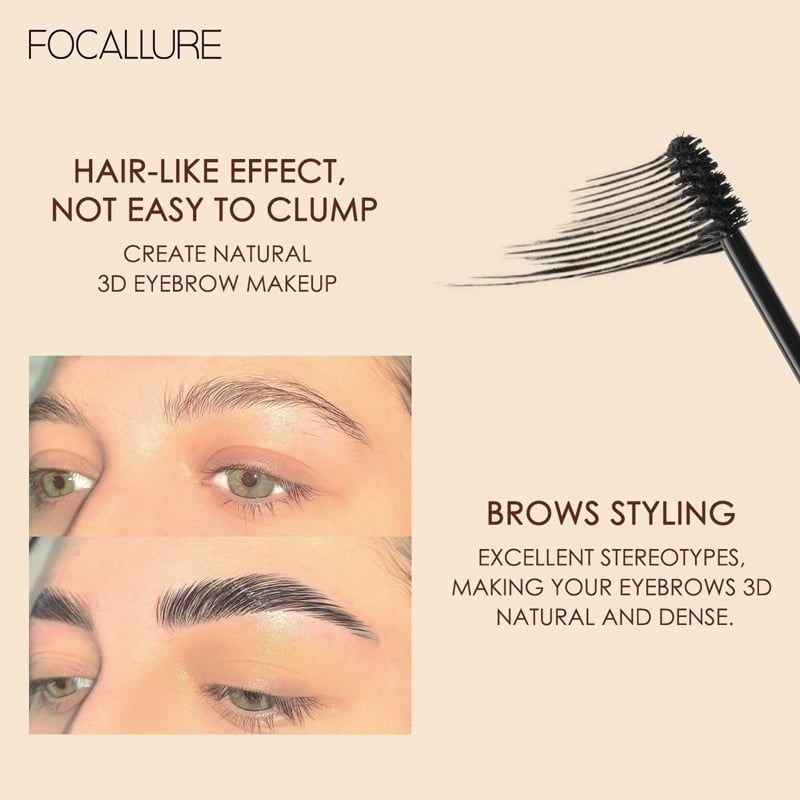  Mascara Chân Mày Lâu Trôi Không Thấm Nước FOCALLURE Fluffmax Tinted Brow Mascara | FA-152 