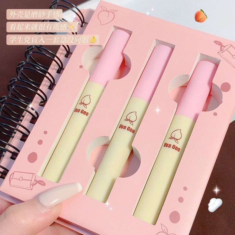  Set 3 Son Kem Lì Notebook Bé Gái VON GEE Nội Địa Trung 