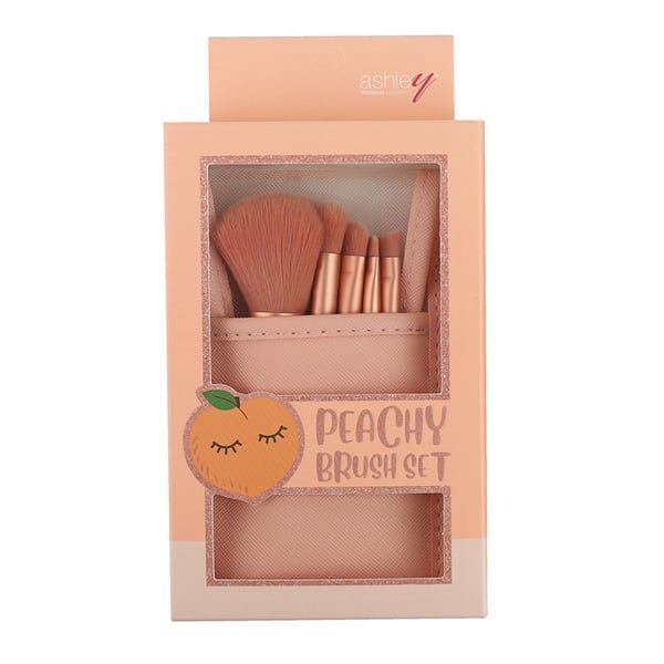  Set 5 cọ trang điểm Ashley Peachy Brush Set 5Pcs 