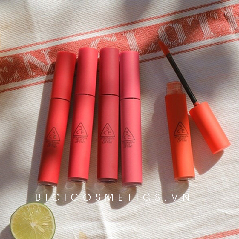 3CE Velvet Lip Tint Flower Garden Matte Texture 1