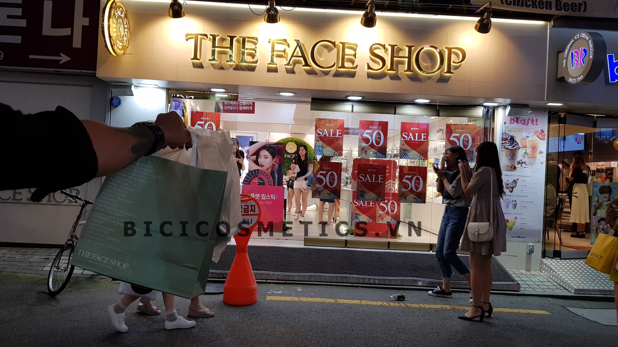 Sale off 50% tại THE FACE SHOP Hàn Quốc 1