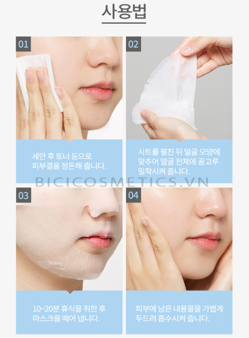 Cách dùng mặt nạ giấy A'Pieu Cicative Sheet Mask 1
