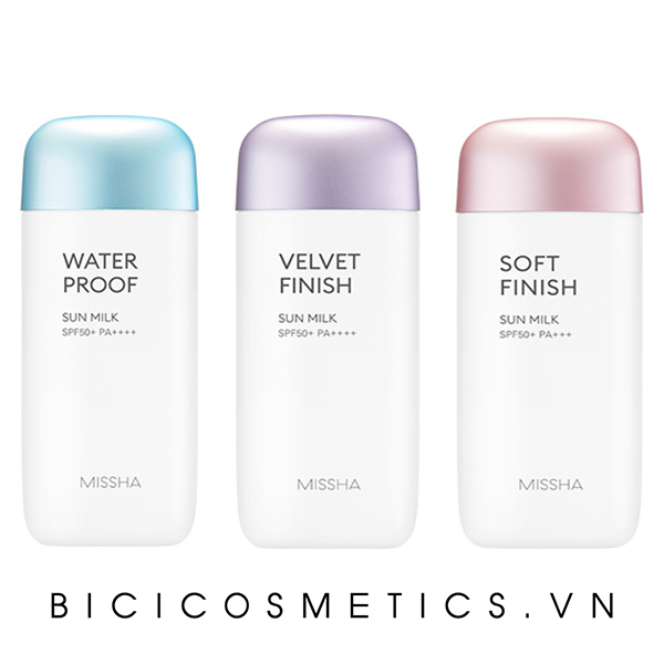 3 loại Missha All-Around Safe Block Sun Milk đang có tại Bici 1