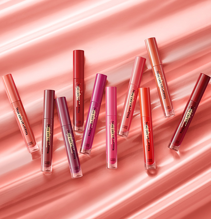 Son kem dạng tint Etude House Shine Chic Lip Lacquer x Red Velvet - bici cosmetics
