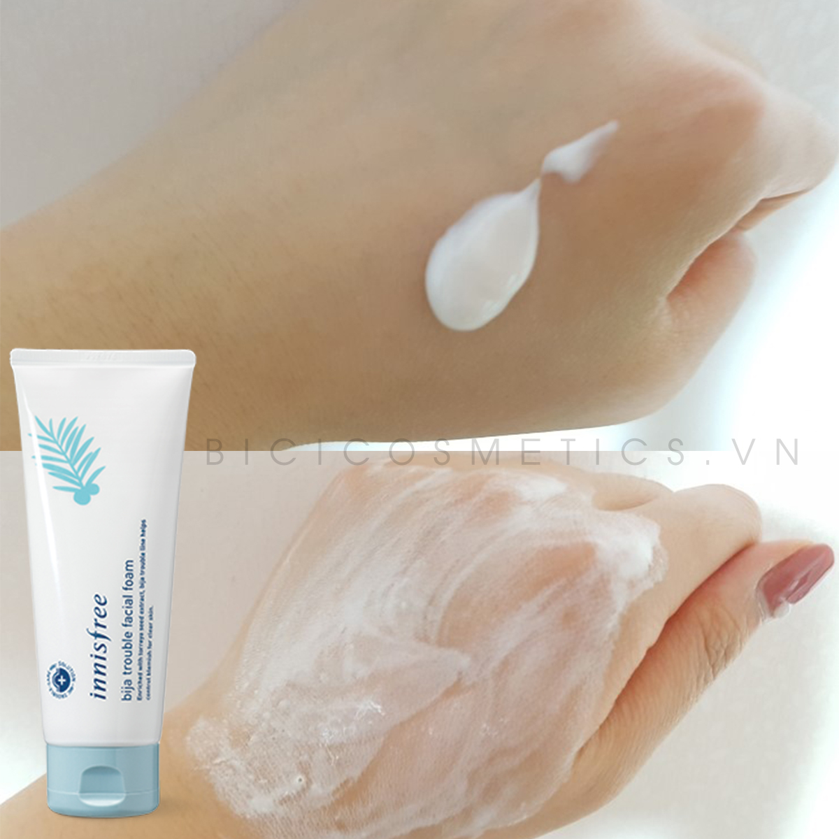 Innisfree Bija Anti-Trouble Facial Foam5 - Bici Cosmetics