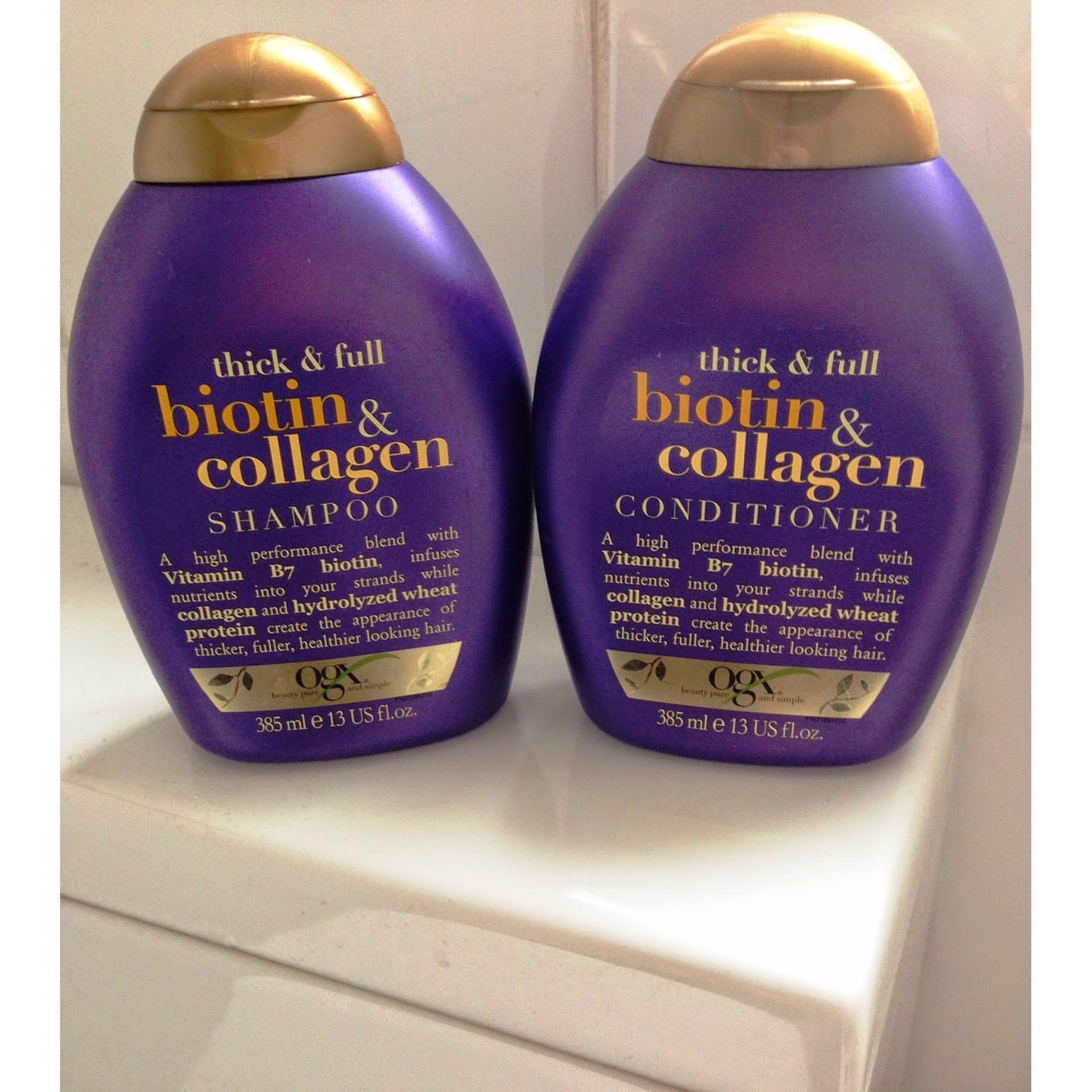 Dầu Gội Dầu Xả Ogx Beauty Biotin & Collagen bán tại bici cosmetics