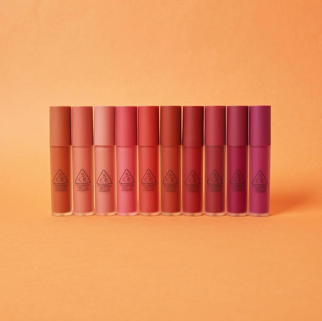 Bộ sưu tập son kem lì 3CE Soft Lip Lacquer