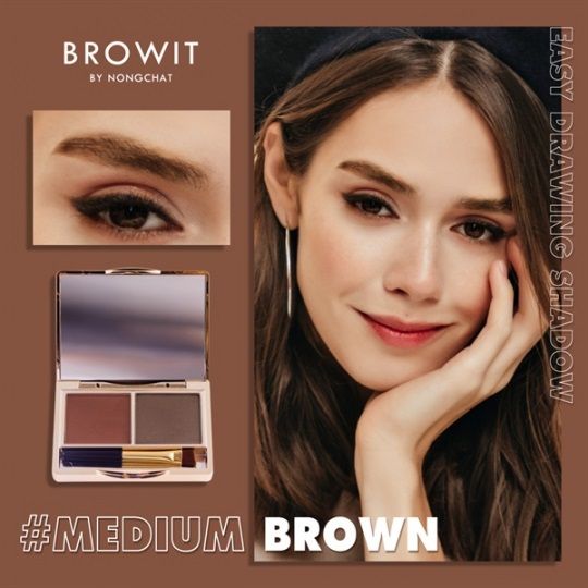  Phấn Vẽ Chân Mày Chuẩn Màu Lâu Trôi BROWIT Series I Easy Drawing Brow Shadow (Có Tem Phụ) 