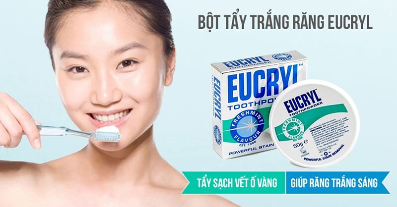 Bột Tẩy Trắng Răng Eucryl Tooth Powder 1