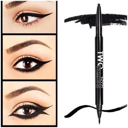  Kẻ Mắt 2 Đầu Sáp/Bút Lông NYX Professional Makeup TWO TIMER Waterproof Liner 