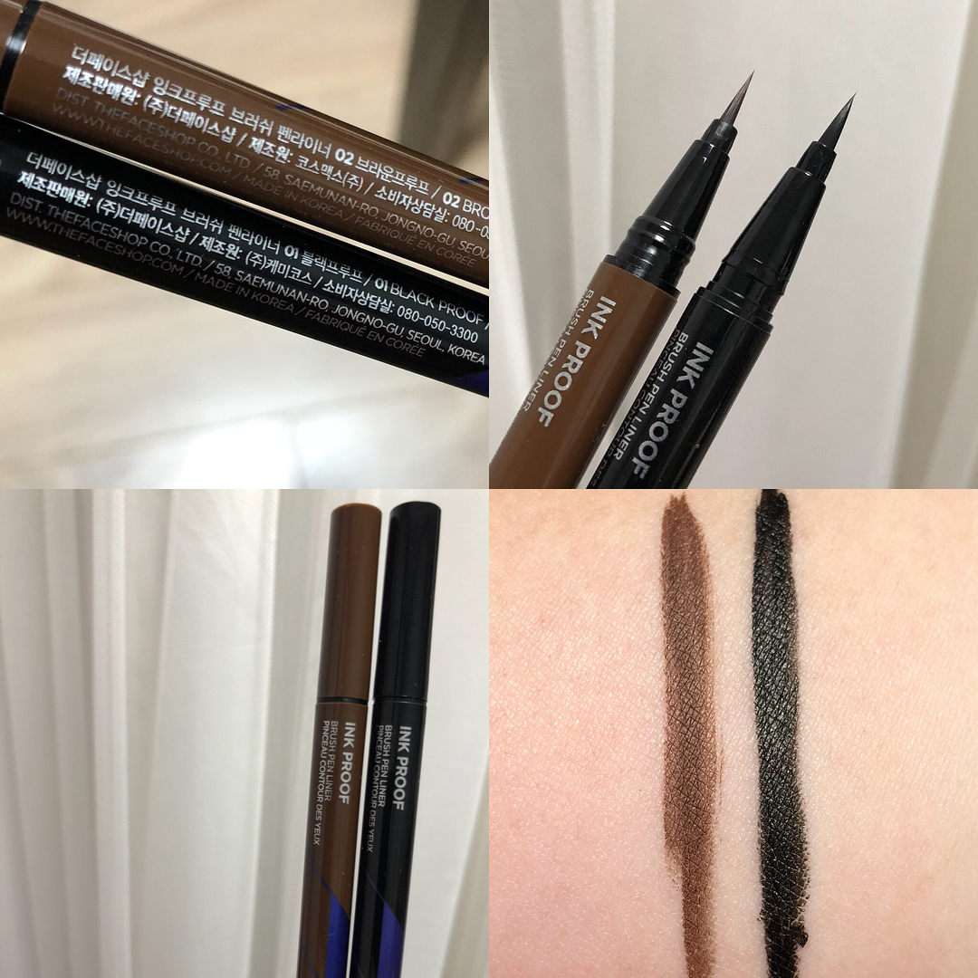 Bút Lông Kẻ Mắt Ink Proof Brush Pen Liner 1- Bici Cosmetics