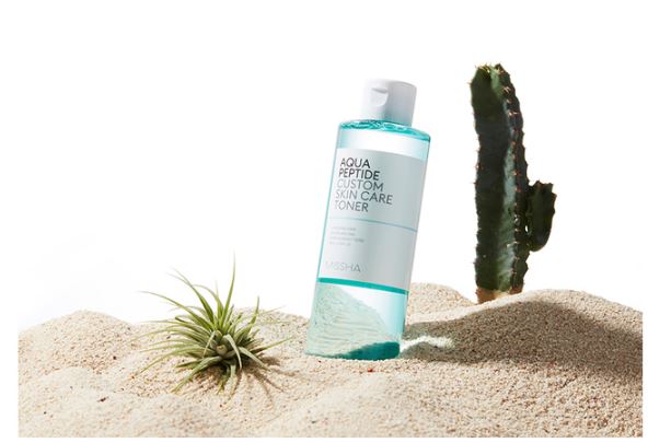 Nước Hoa Hồng Missha Aqua Peptide Custom Skin Care Toner 3- Bici Cosmetics