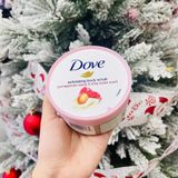  (Bản Châu Âu - Đức)  Tẩy Tế Bào Chết Toàn Thân Hạt Nhuyễn Mịn Da DOVE Exfoliating Body Polish 