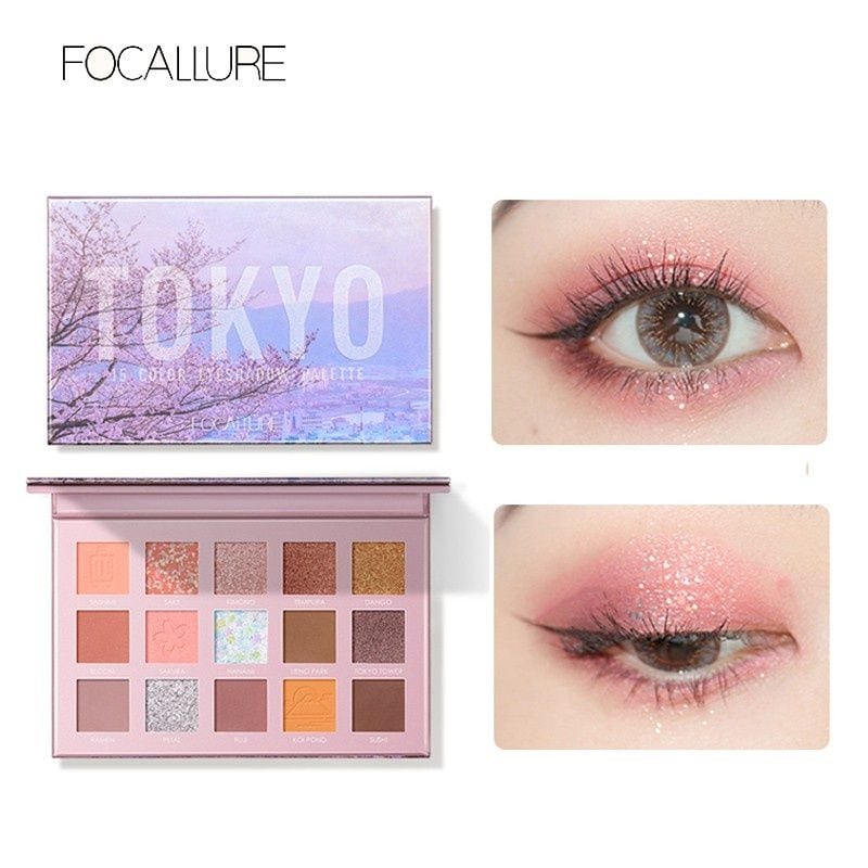  Bảng Phấn Mắt 15 Ô FOCALLURE Go Travel Palette | FA-100 