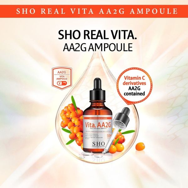  Tinh Chất Dưỡng Ẩm Sáng Da Sho Real Vita AA2G Ampoule 50ml 