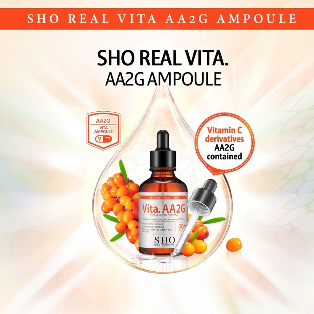  Tinh Chất Dưỡng Ẩm Sáng Da Sho Real Vita AA2G Ampoule 50ml 