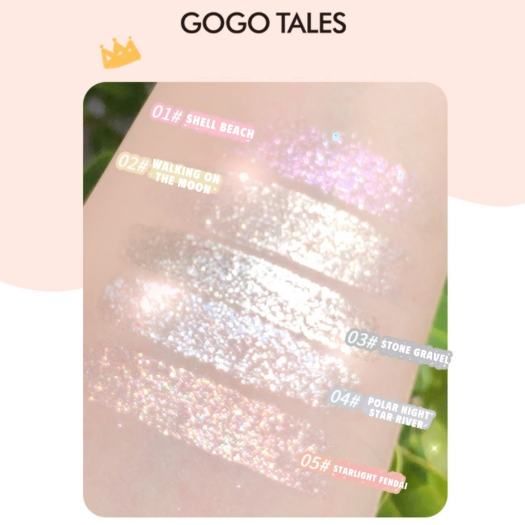  Nhũ Mắt Kim Tuyến dạng lỏng bám màu lâu trôi GOGO TALES Ice Glitter Galaxy GT434 