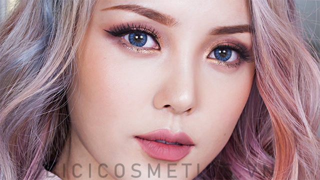 Kẻ eyeliner vuốt cong và hơi dày ở đuôi mắt