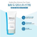  (Mới 2022) Kem Chống Nắng Trà Xanh Lô Hội THE SAEM Healing Dew Moisture Sun Cream SPF50+ 50ml 