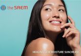  (Mới 2022) Kem Chống Nắng Trà Xanh Lô Hội THE SAEM Healing Dew Moisture Sun Cream SPF50+ 50ml 