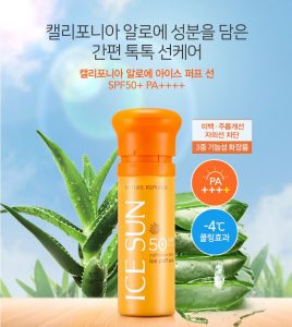 Kem Chống Nắng Nature Republic California Aloe Ice Puff Sun Spf 50 PA++++ 1