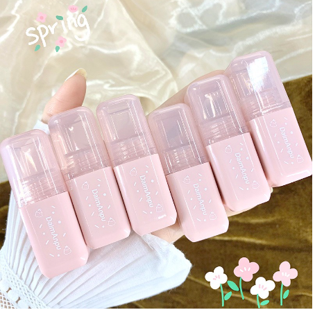  Son Bóng Lùn Dưỡng Ẩm DAIMANPU Doughnut Mirror Lip Glaze 