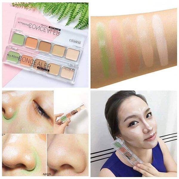  Bảng Triết Sắc Che Khuyết Điểm Đa Năng 5 Ô CATRICE AllRound Concealer Palette 