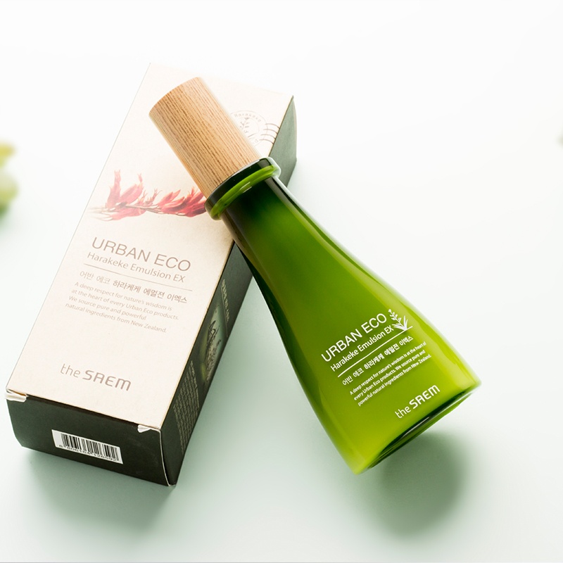 Toner Urban Eco Harakeke The Saem bổ sung chất dẫn làm sản sinh collagen và tái sinh da