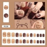  (Update Liên Tục) Set 24 Móng Tay Giả Nails Box Kèm Keo Dán Nội Đia Trung 