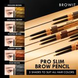  Chì Kẻ Mày Siêu Mảnh BROWIT by Nongchat Pro Slim Brown Pencil 