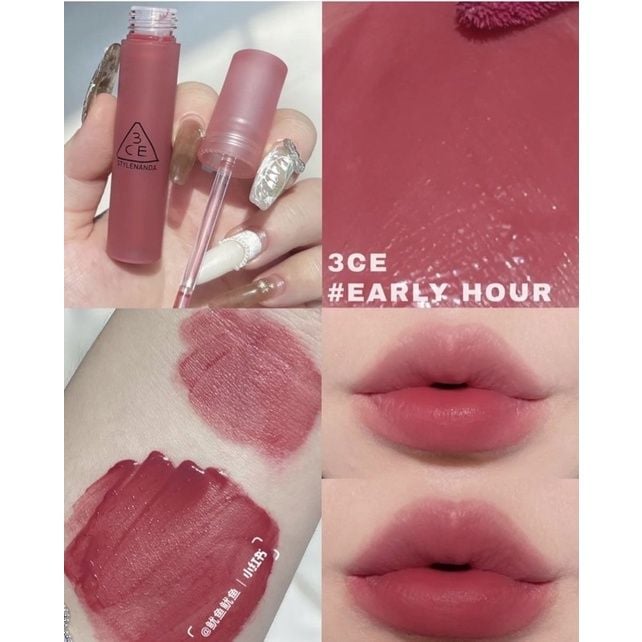  Son Kem Lì 3CE Blur Water Tint SPLIT SECOND #EARLY HOUR 