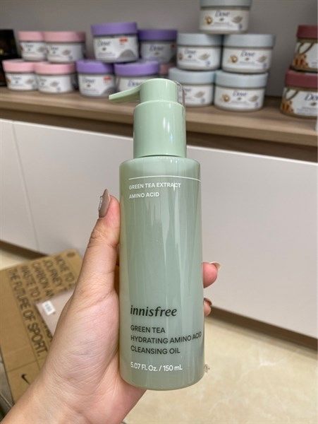  Dầu Tẩy Trang Innisfree Green Tea Hydrating Amino Acid Cleansing Oil 150ml 