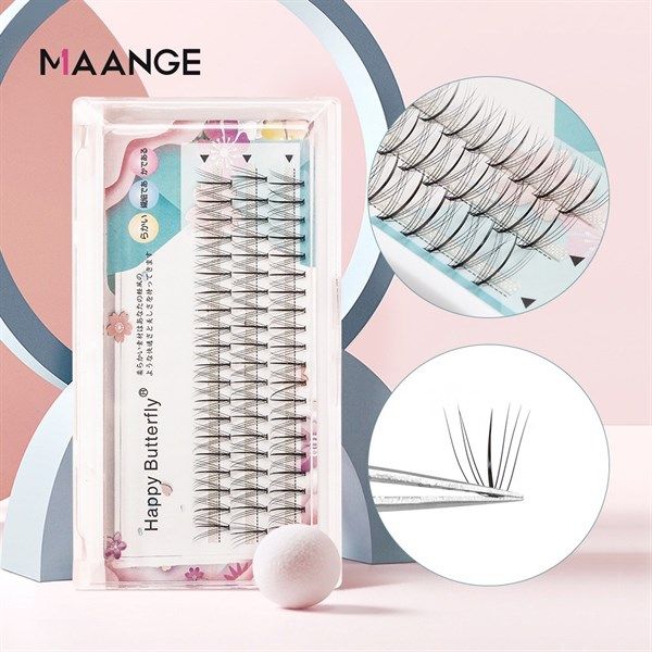  Hộp Lông Mi Nối Giả Từ Lông Chồn Phong Cách Tự Nhiên MAANGE 11mm Nội Địa Trung 