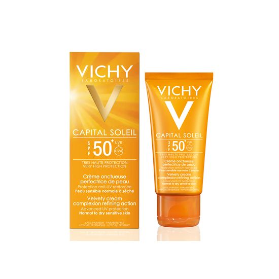  (Mẫu Mới) Kem Chống Nắng Màn Lọc Tiên Tiến VICHY Capital Idéal Soleil Water Resistant SPF50+ 50ml (2 Loại) 