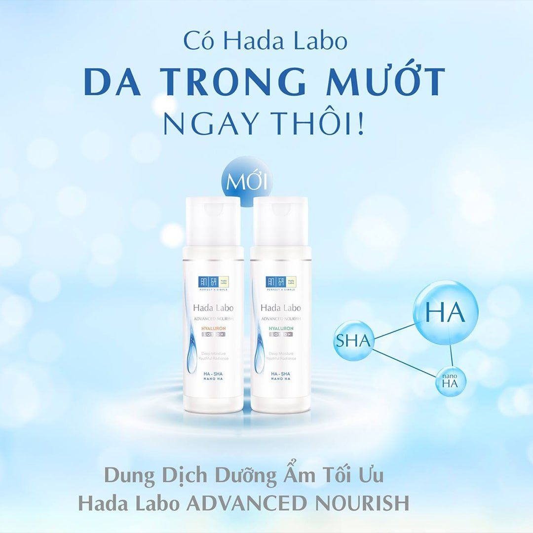  Dung dịch dưỡng ẩm tối ưu Hada Labo Advanced Nourish Lotion 100ml (Da Thường) 